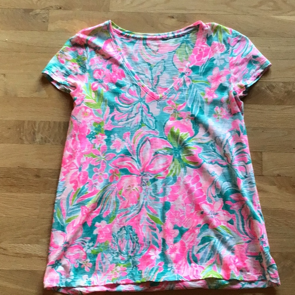 Lily Pulitzer x-small t-shirt EUC